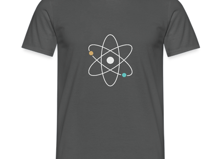 Atom Geometry – Die Ästhetik der kleinsten Bausteine - Männer T-Shirt - Anthrazit
