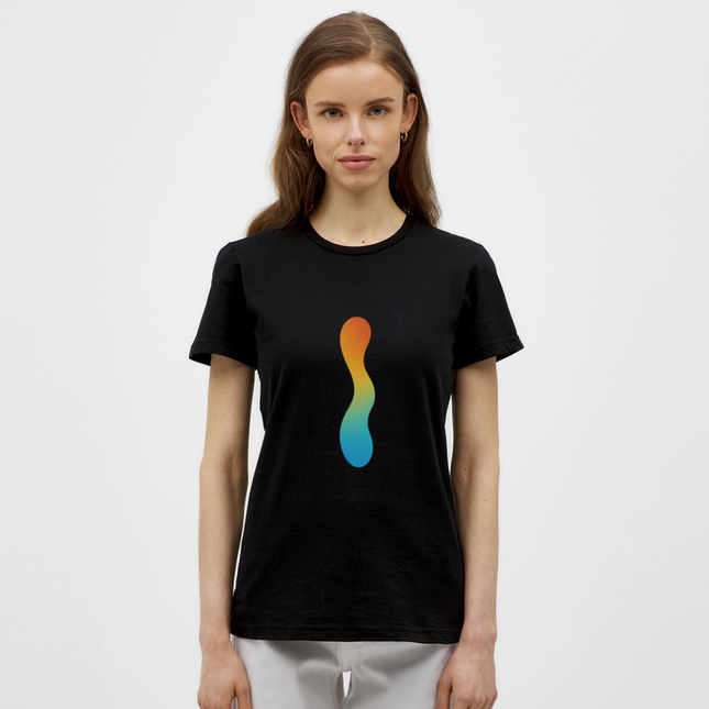 pH Gradient – Farbe als chemische Wahrheit - Frauen T-Shirt - Schwarz