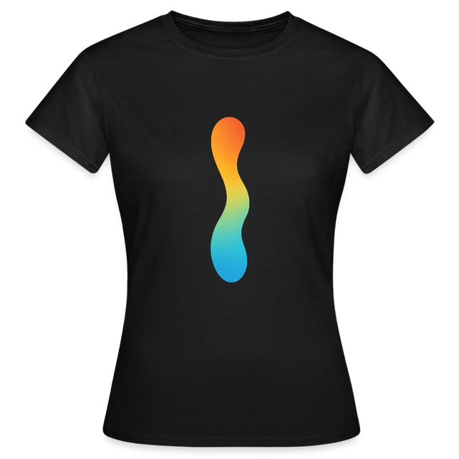 pH Gradient – Farbe als chemische Wahrheit - Frauen T-Shirt - Schwarz