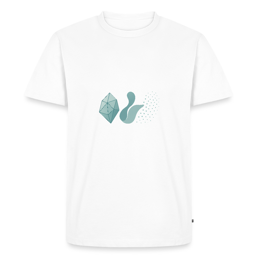 Phase Transition – Zwischen Ordnung und Wandel - Männer T-Shirt - Weiß