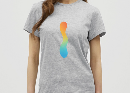 pH Gradient – Farbe als chemische Wahrheit - Frauen T-Shirt - Grau meliert