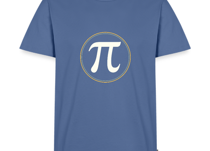 π in Circle – Die Eleganz der Konstanten - Männer T-Shirt - Taubenblau