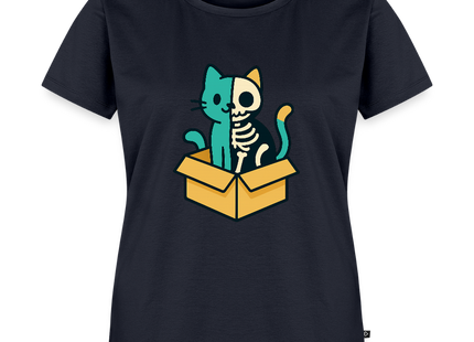 Schrödinger’s Katze - Frauen T-Shirt - Navy