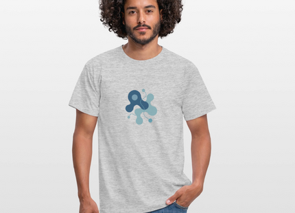 Organic Complexity – Die Form des Lebendigen - Männer T-Shirt - Grau meliert