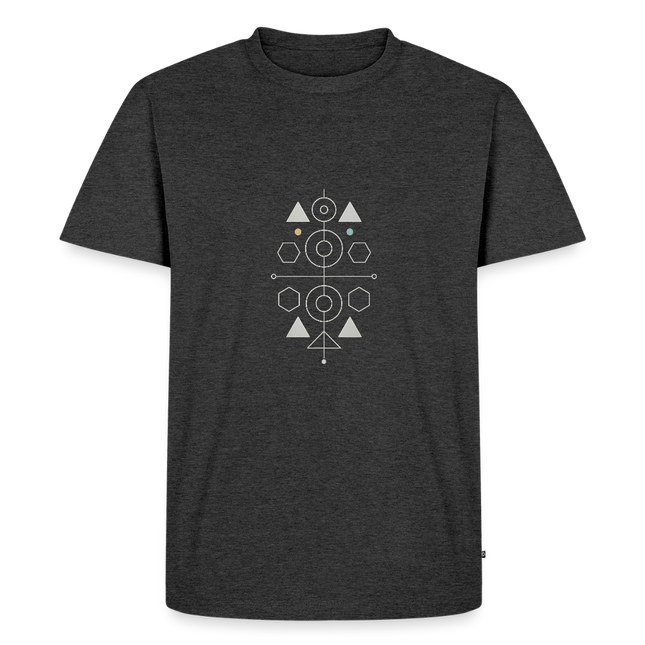 Symmetry is Everything - Männer T-Shirt - Anthrazit meliert