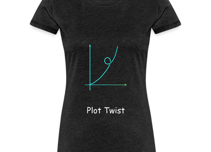 Plot Twist - Frauen Premium T-Shirt - Anthrazit