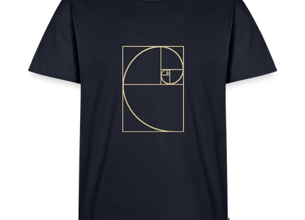 Golden Ratio / Goldener Schnitt - Männer T-Shirt - Navy