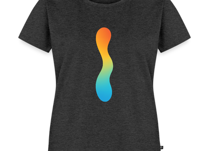 pH Gradient – Farbe als chemische Wahrheit - Frauen T-Shirt - Anthrazit meliert