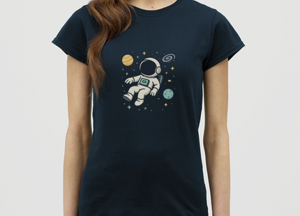 I Need Some Space – Physik trifft Weltraumhumor - Frauen T-Shirt - Navy