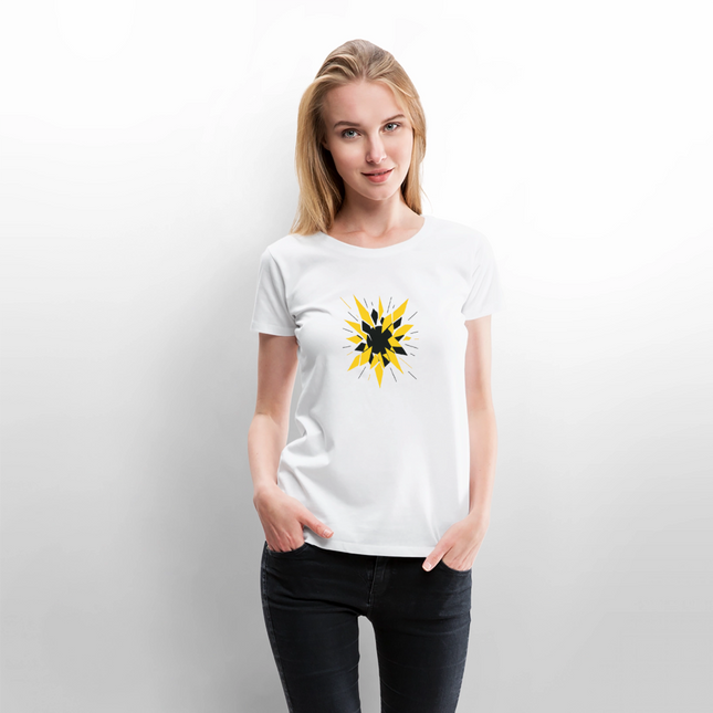 Radioactive Fragmentation – Ordnung im Zerfall - Frauen T-Shirt - Weiß