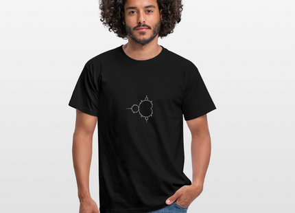 Beautiful Chaos – Mandelbrot Set - Männer T-Shirt - Schwarz