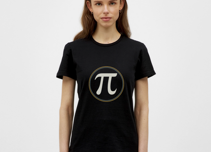 π in Circle – Die Eleganz der Konstanten - Frauen T-Shirt - Schwarz