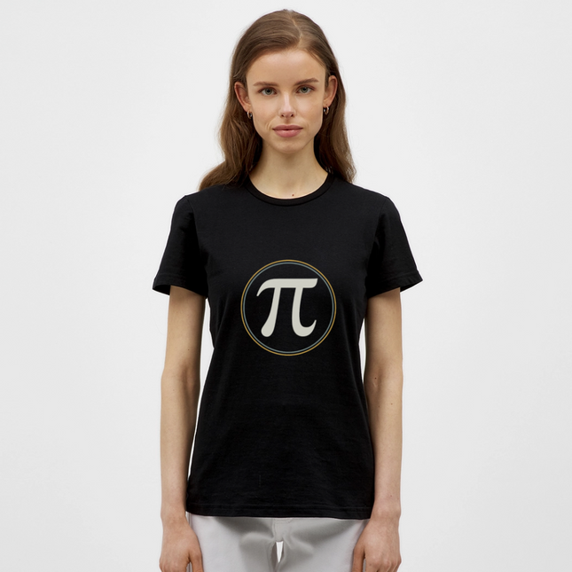 π in Circle – Die Eleganz der Konstanten - Frauen T-Shirt - Schwarz