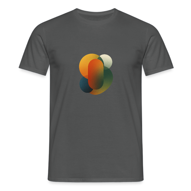 Color of Chemistry – Die Pigmente der Wissenschaft - Männer T-Shirt - Anthrazit