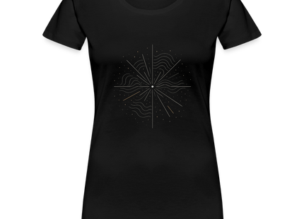 Supernova Explosion – Die Schönheit kosmischer Zerstörung - Frauen Premium T-Shirt - Schwarz