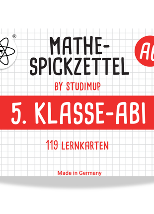 Mathe Spickzettel A6 Pro: Lernkarten für das Gymnasium