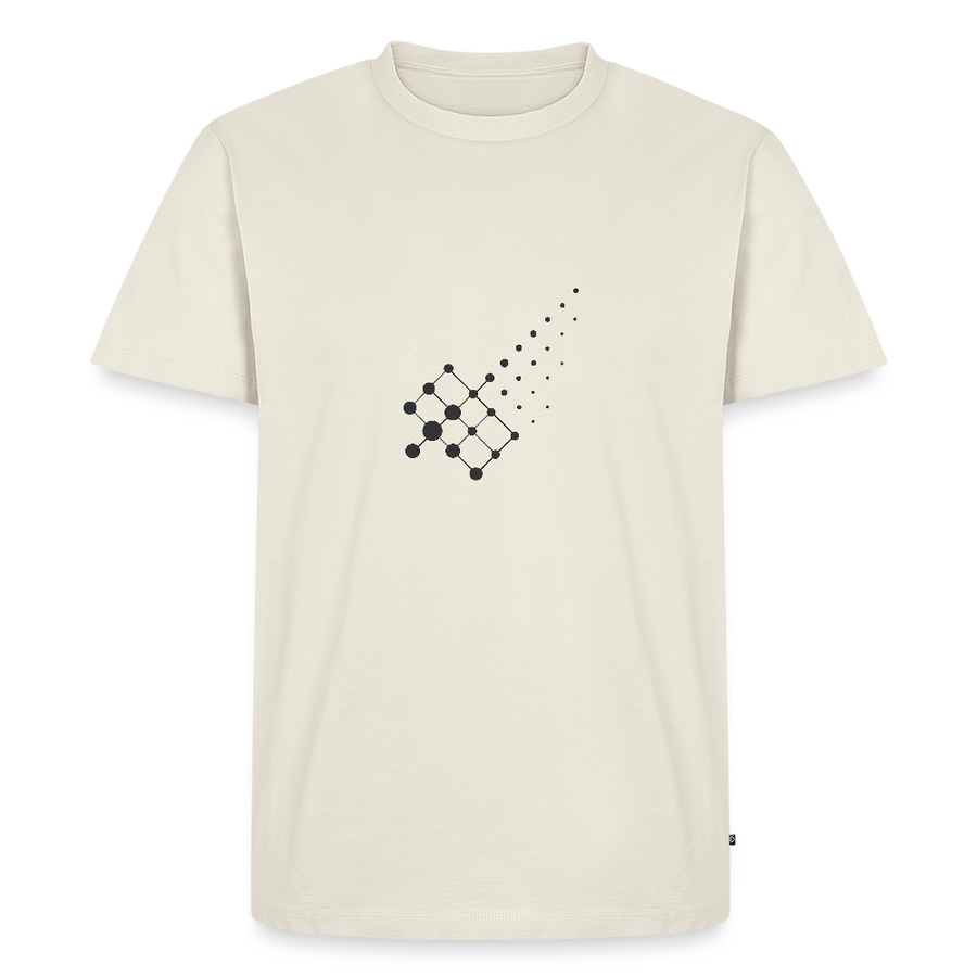 Diffusion Geometry – Die stille Bewegung der Materie - Männer T-Shirt - Naturweiß