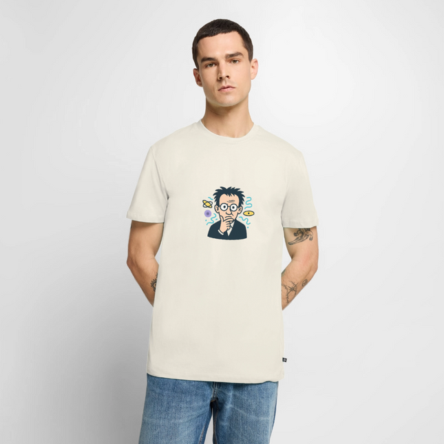 I Am Uncertain (Heisenberg Edition) - Männer T-Shirt - Naturweiß