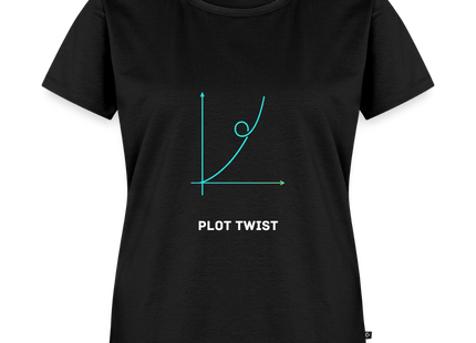 Plot Twist - Frauen T-Shirt - Schwarz