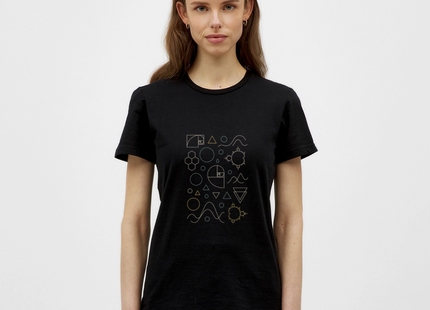 I See Patterns – Frauen T-Shirt - Schwarz