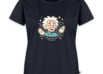 Physics — It’s All Relative – Einsteins Humor zum Anziehen - Frauen T-Shirt - Navy