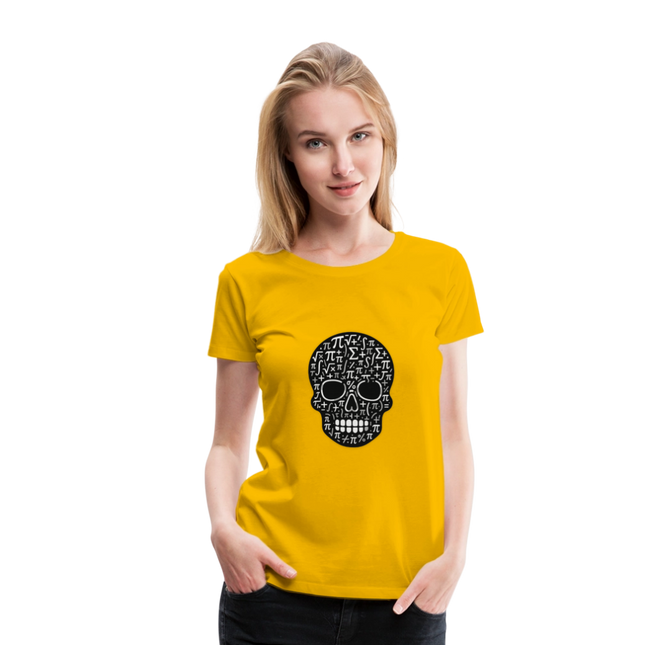 Math Kills - Frauen Premium T-Shirt - Sonnengelb
