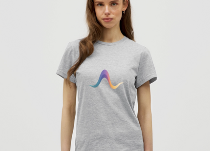 Reaction Pathway Flow – Der Weg der Veränderung - Frauen T-Shirt - Grau meliert