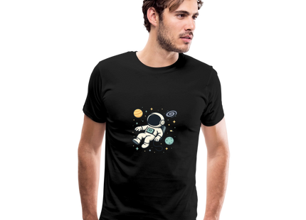 I Need Some Space – Physik trifft Weltraumhumor - Männer Premium T-Shirt - Schwarz
