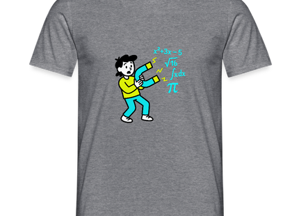 Magnet for Problems - Männer T-Shirt - Graphit meliert