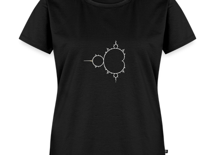 Beautiful Chaos – Mandelbrot Set - Frauen T-Shirt - Schwarz