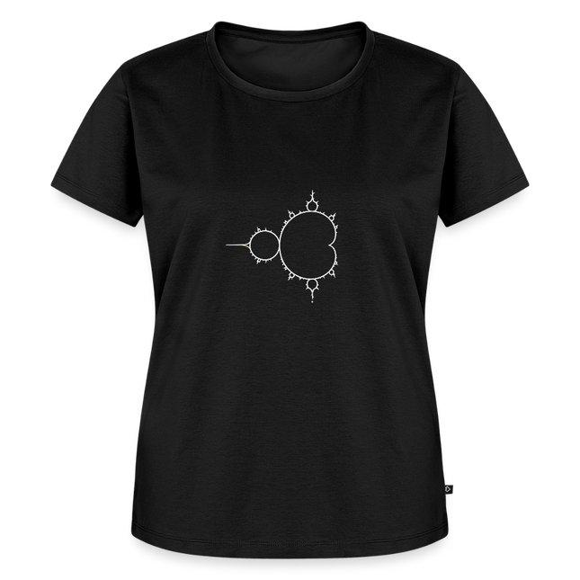 Beautiful Chaos – Mandelbrot Set - Frauen T-Shirt - Schwarz