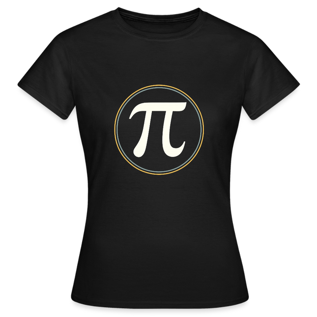 π in Circle – Die Eleganz der Konstanten - Frauen T-Shirt - Schwarz