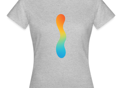 pH Gradient – Farbe als chemische Wahrheit - Frauen T-Shirt - Grau meliert