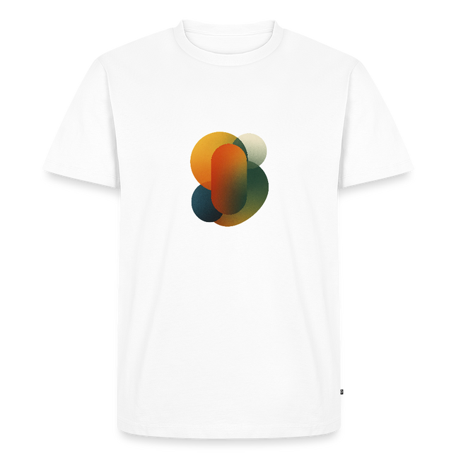 Color of Chemistry – Die Pigmente der Wissenschaft - Männer T-Shirt - Weiß