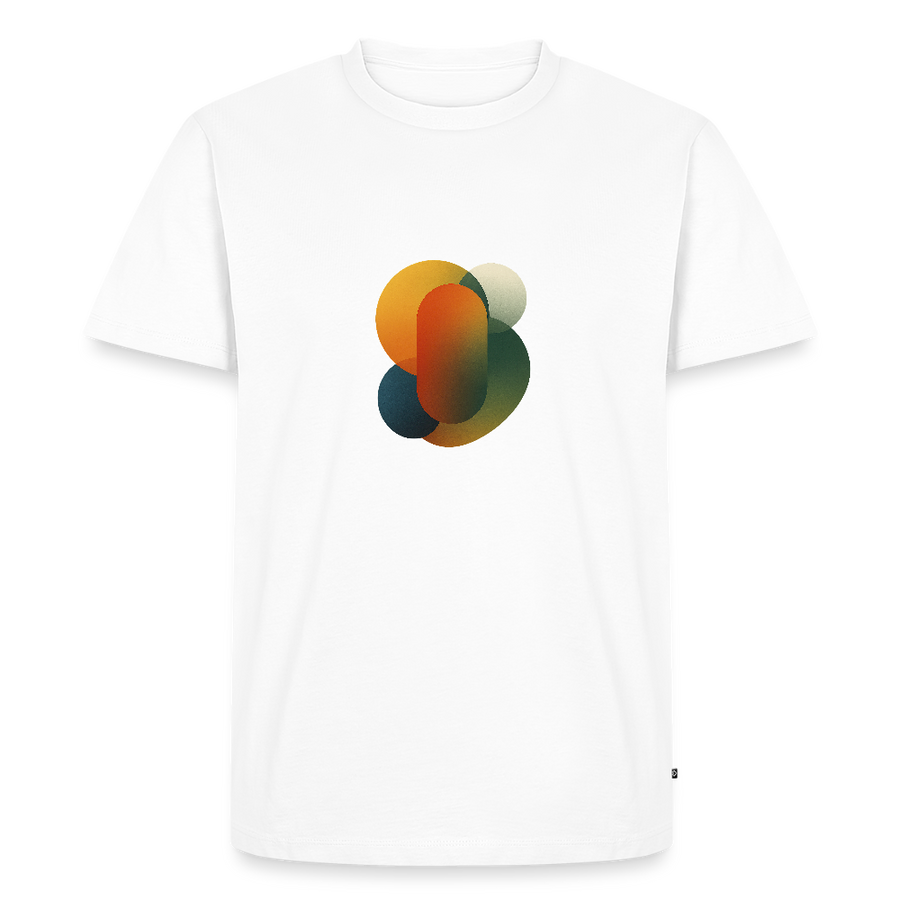 Color of Chemistry – Die Pigmente der Wissenschaft - Männer T-Shirt - Weiß