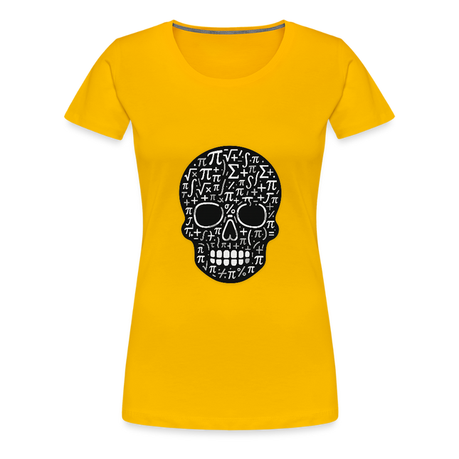 Math Kills - Frauen Premium T-Shirt - Sonnengelb