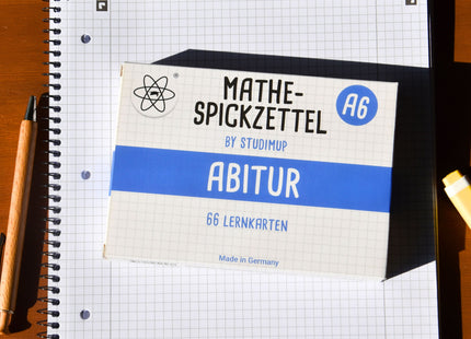 Mathe Spickzettel A6 Pro: Lernkarten für das Abitur - Lernmarktplatz