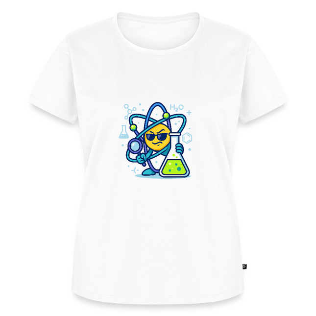 Never trust an atom – they make up everything - Frauen T-Shirt - Weiß