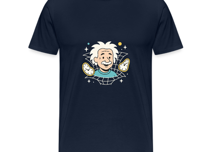 Physics — It’s All Relative – Einsteins Humor zum Anziehen - Männer Premium T-Shirt - Navy