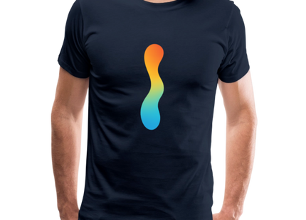 pH Gradient – Farbe als chemische Wahrheit - Männer Premium T-Shirt - Navy
