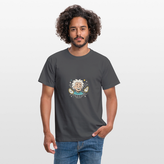 Physics — It’s All Relative – Einsteins Humor zum Anziehen - Männer T-Shirt - Anthrazit