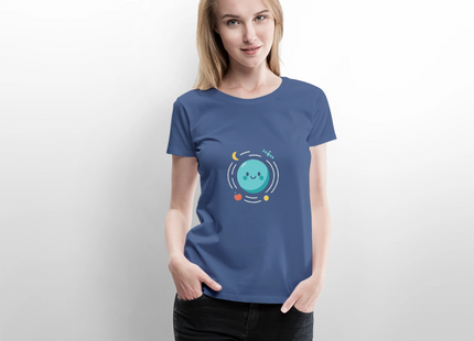 I’m Attractive (Gravitationally) – Physik-Flirt auf Nerd-Art - Frauen T-Shirt - Taubenblau