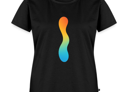 pH Gradient – Farbe als chemische Wahrheit - Frauen T-Shirt - Schwarz