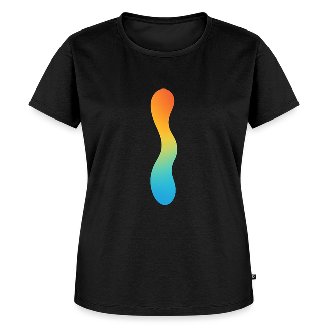 pH Gradient – Farbe als chemische Wahrheit - Frauen T-Shirt - Schwarz