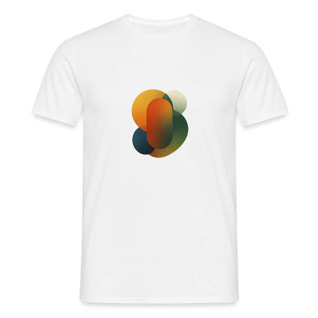 Color of Chemistry – Die Pigmente der Wissenschaft - Männer T-Shirt - Weiß