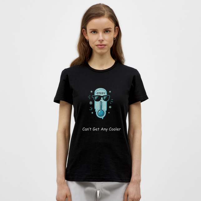 Absolute Zero — Can’t Get Any Cooler - Frauen T-Shirt - Schwarz
