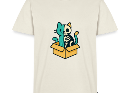 Schrödinger's Katze - Männer T-Shirt - Naturweiß