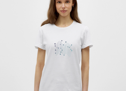 Molecular Rhythm – Wissenschaft im Takt des Lebens - Frauen T-Shirt - Weiß