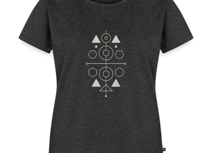 Symmetry is Everything - Frauen T-Shirt - Anthrazit meliert