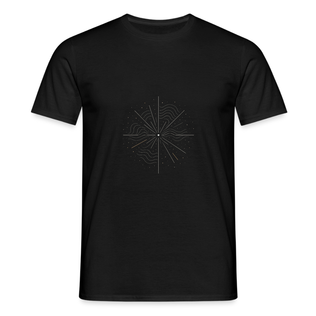 Supernova Explosion – Die Schönheit kosmischer Zerstörung - Männer T-Shirt - Schwarz